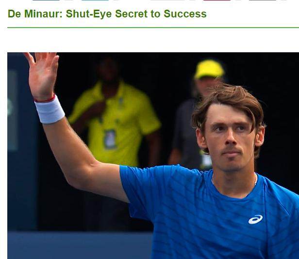 开云体育下载官网-德米纳尔杀入多伦多决赛 突破秘诀：午睡才是王道